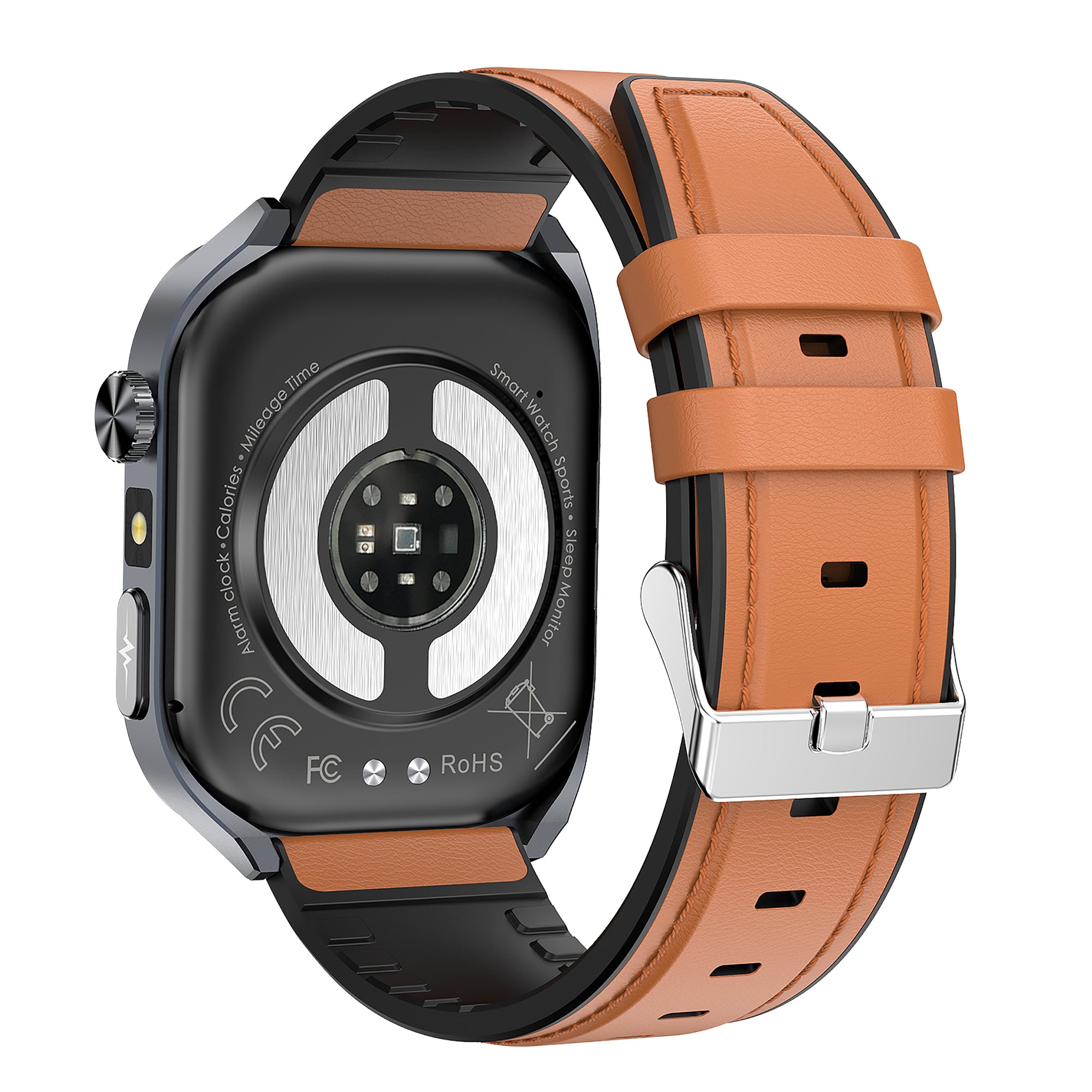 KH572 ECG + HRV Monitoring, 24/7 Heart Rate Blood Pressure SpO2 Stress Monitoring Smart Watch, Micro-physical Examination Body Composition Bluetooth Call