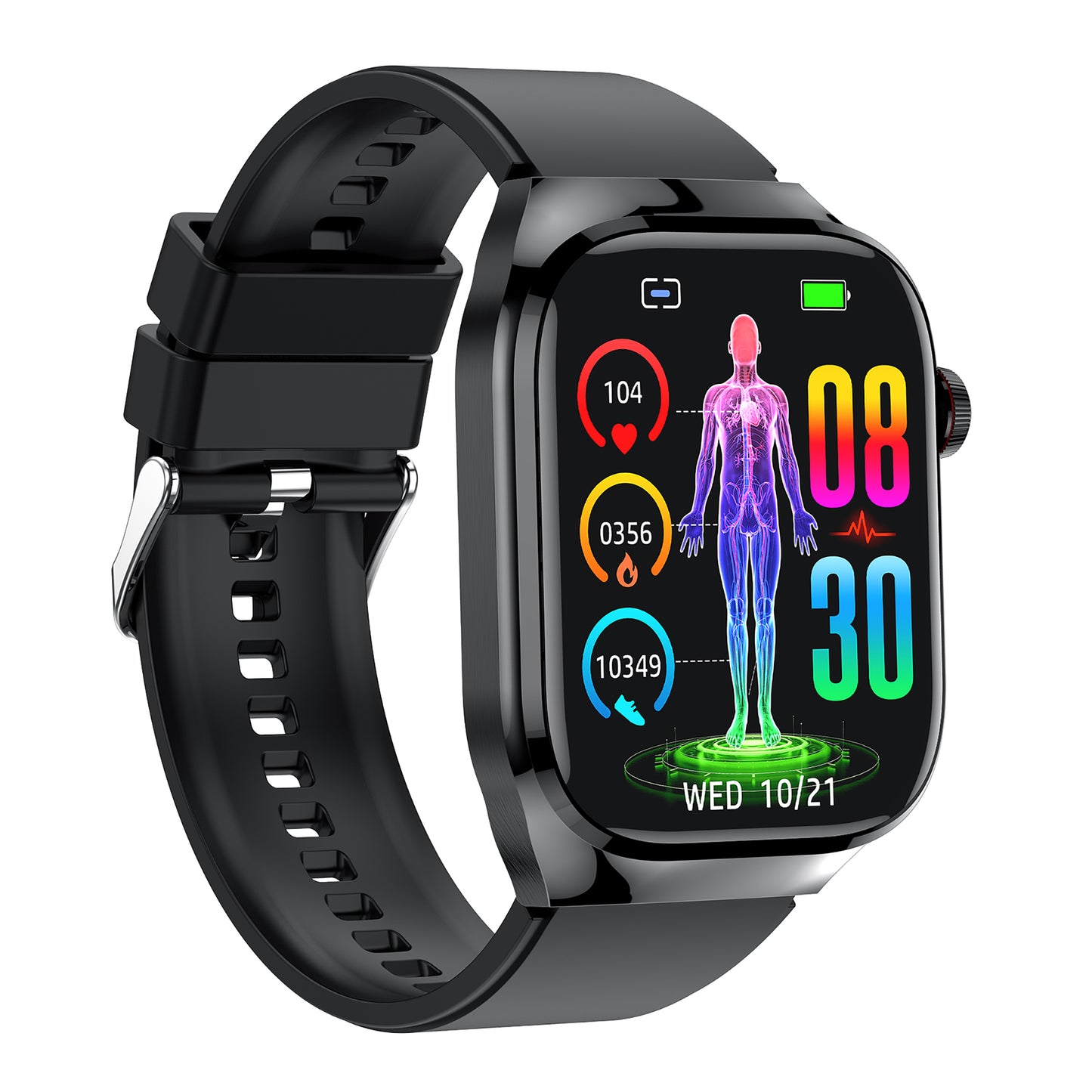 Koalarhealth KH16 One-click Micro Examination Blood Glucose Blood Lipids Uric Acid Blood Pressure Blood Oxygen SOS Smart Watch