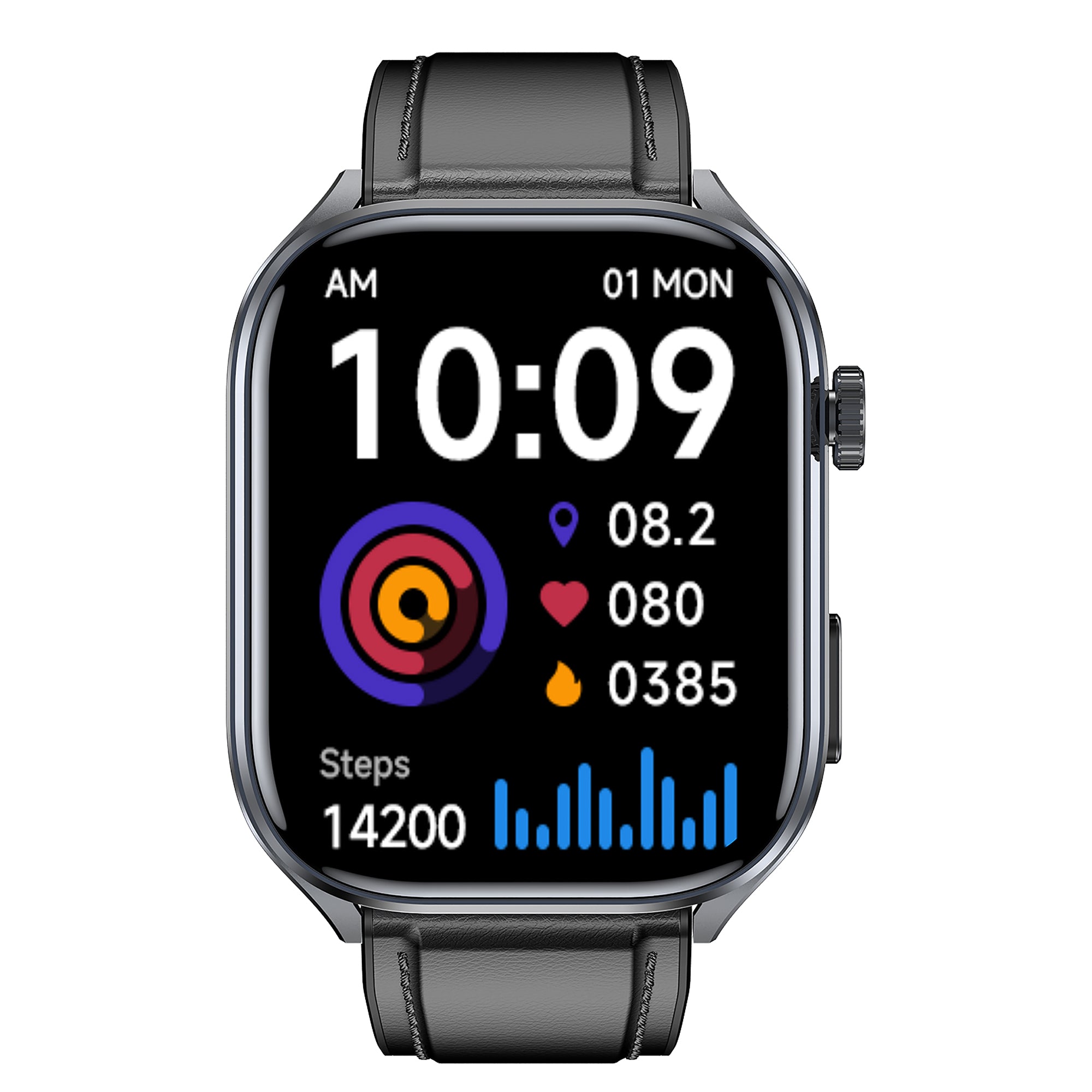 KH572 ECG + HRV Monitoring, 24/7 Heart Rate Blood Pressure SpO2 Stress Monitoring Smart Watch, Micro-physical Examination Body Composition Bluetooth Call