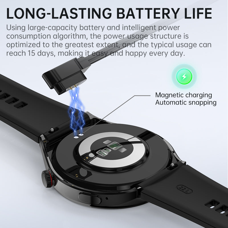 Koalarhealth KH09P Newly Upgraded Smart Watch ECG Blood Glucose Blood Components Sleep Heart Rate Blood Pressure
