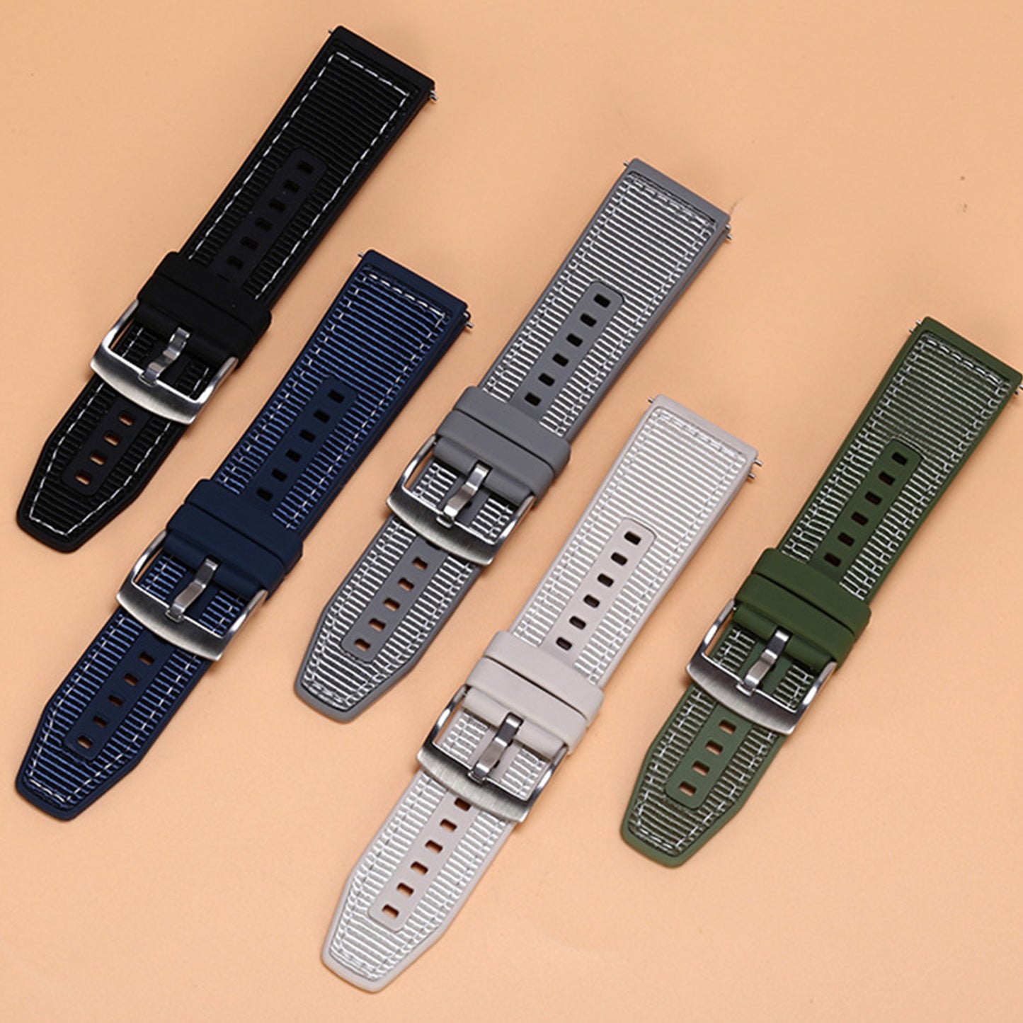 Nylon strap (2 Pack) 22mm
