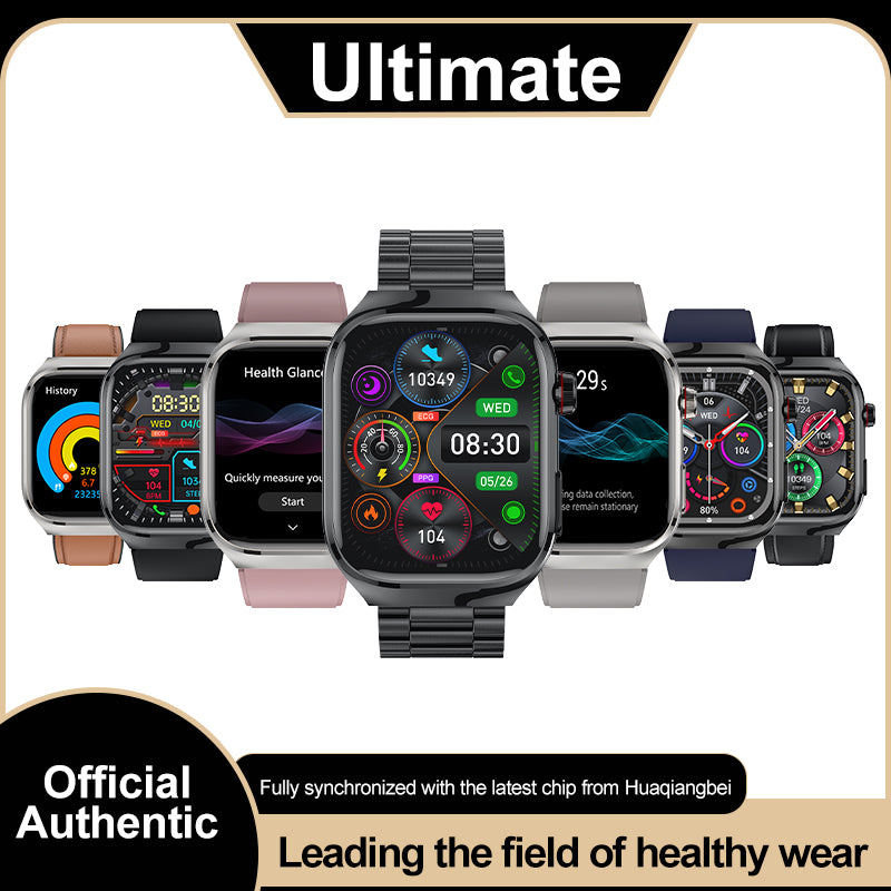 Koalarhealth KH16 One-click Micro Examination Blood Glucose Blood Lipids Uric Acid Blood Pressure Blood Oxygen SOS Smart Watch