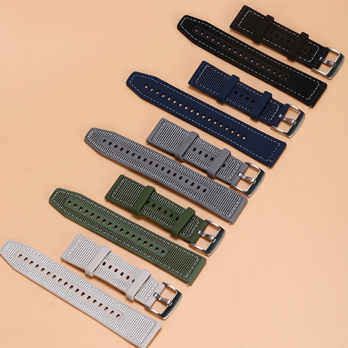 Nylon strap (2 Pack) 22mm