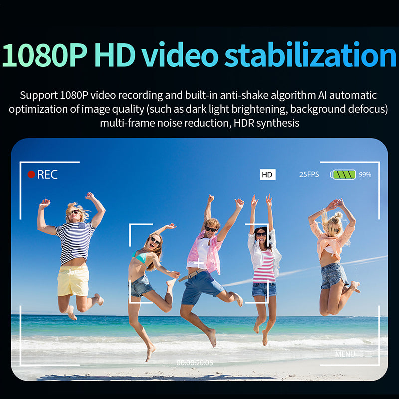 KCY1 HD 1080P Smart Camera Glasses With ChatGPT Voice Assistant, 8MP HD Camera | Real-time Translation | Bluetooth Calling | IP67 Waterproof | 270mAh Long-lasting Battery