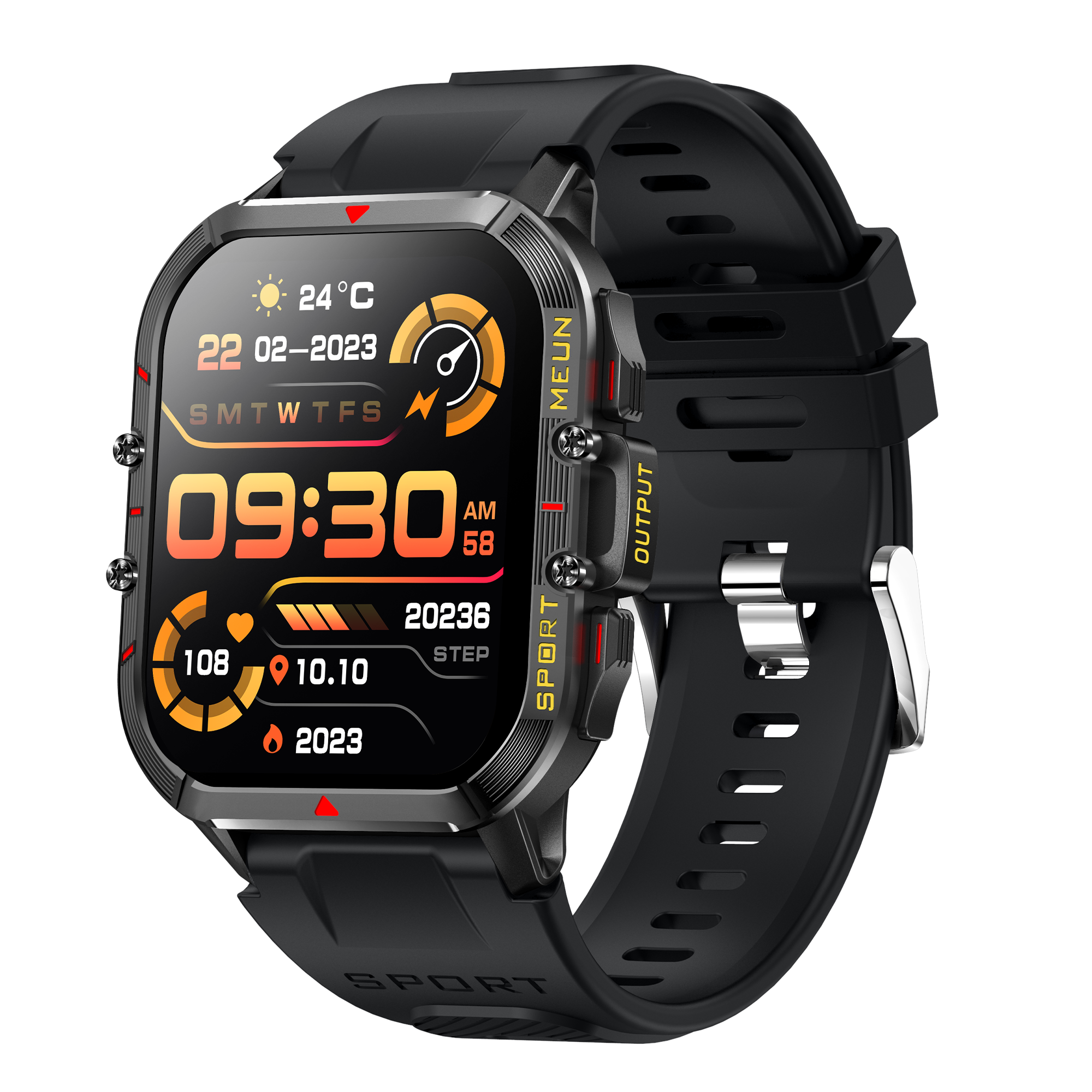 KH56 Military Health Smart Watch Blood Glucose Blood Sugar Heart