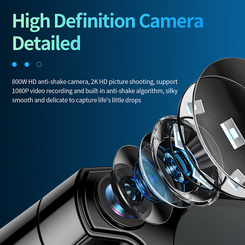KCY1 HD 1080P Smart Camera Glasses With ChatGPT Voice Assistant, 8MP HD Camera | Real-time Translation | Bluetooth Calling | IP67 Waterproof | 270mAh Long-lasting Battery
