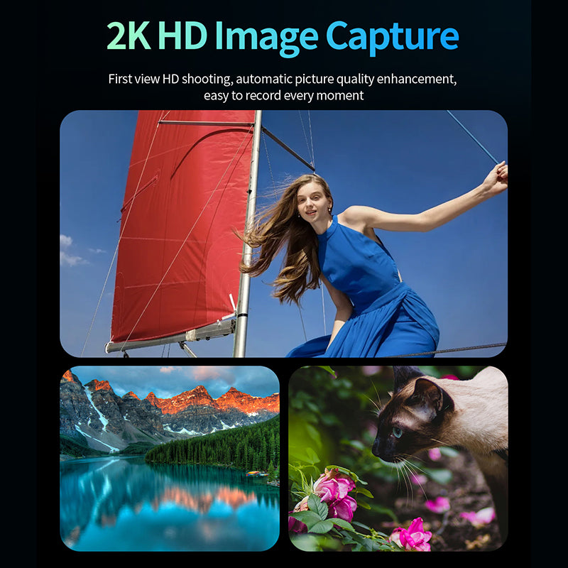 KCY1 HD 1080P Smart Camera Glasses With ChatGPT Voice Assistant, 8MP HD Camera | Real-time Translation | Bluetooth Calling | IP67 Waterproof | 270mAh Long-lasting Battery