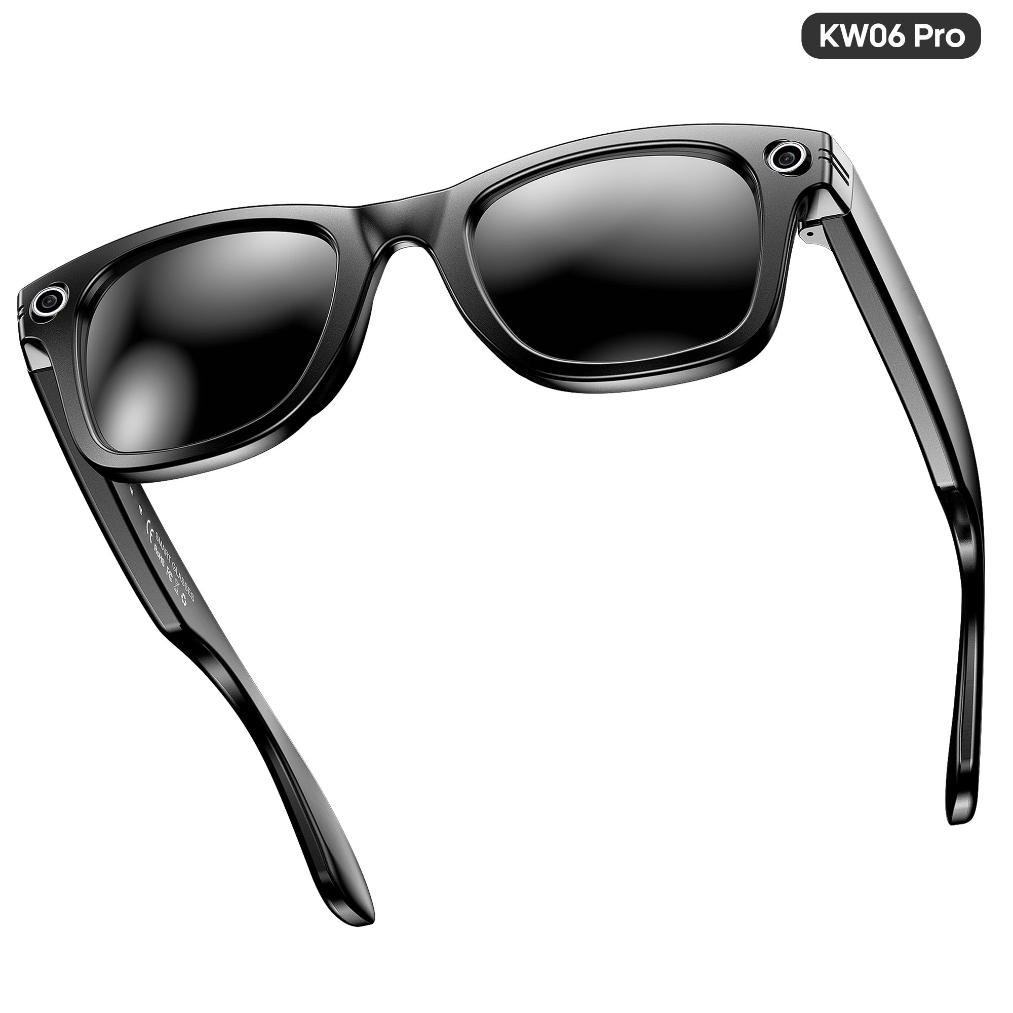 KW06 Pro HD 4K Pixel Anti-shake Camera Glasses, Translation | AI Photo Recognition | Bluetooth Call | Dual Microphone Noise Reduction