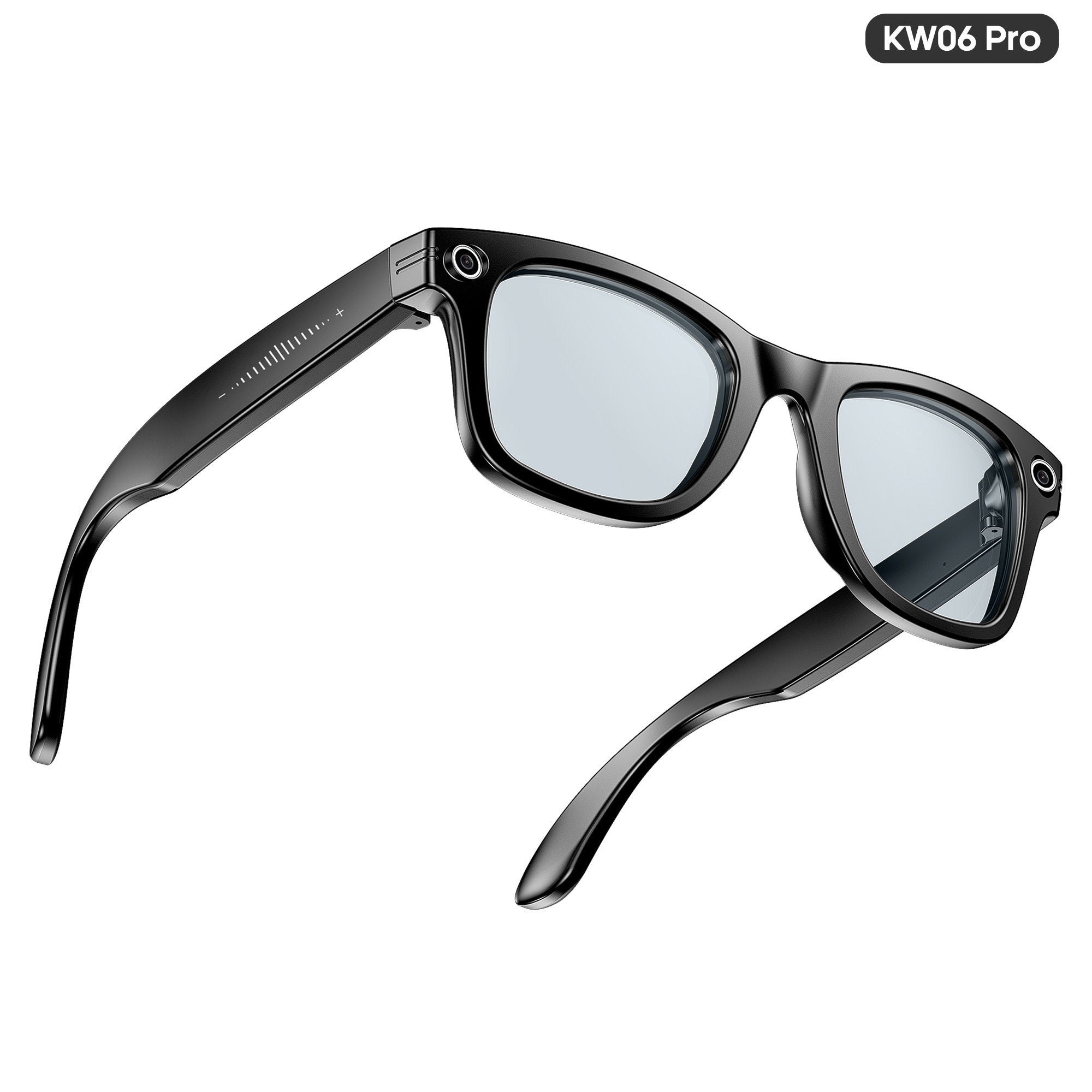 KW06 Pro HD 4K Pixel Anti-shake Camera Glasses, Translation | AI Photo Recognition | Bluetooth Call | Dual Microphone Noise Reduction