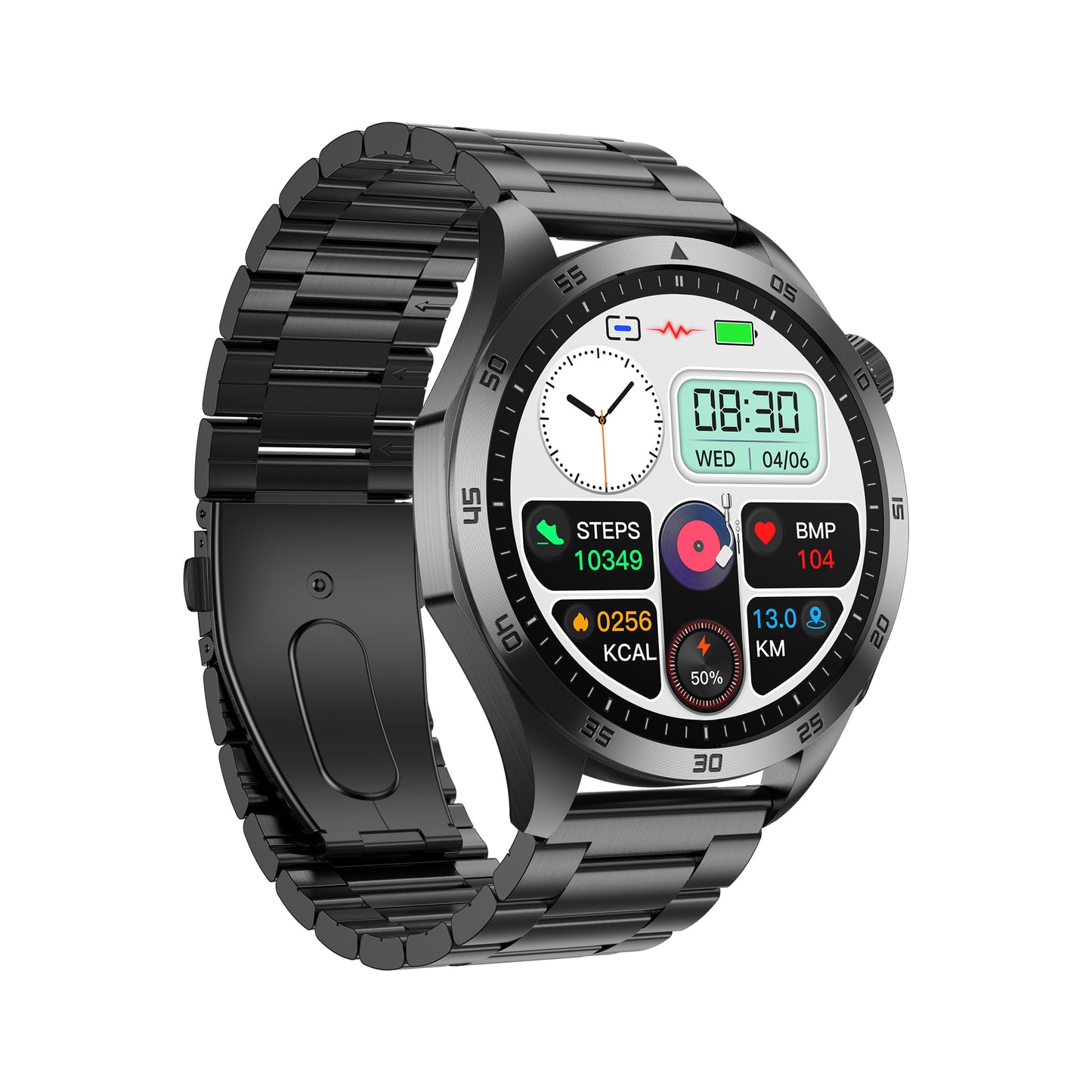 KH45 Micro Health Check ECG Blood Oxygen All Day Sleep Monitor Blood Pressure Amoled Screen