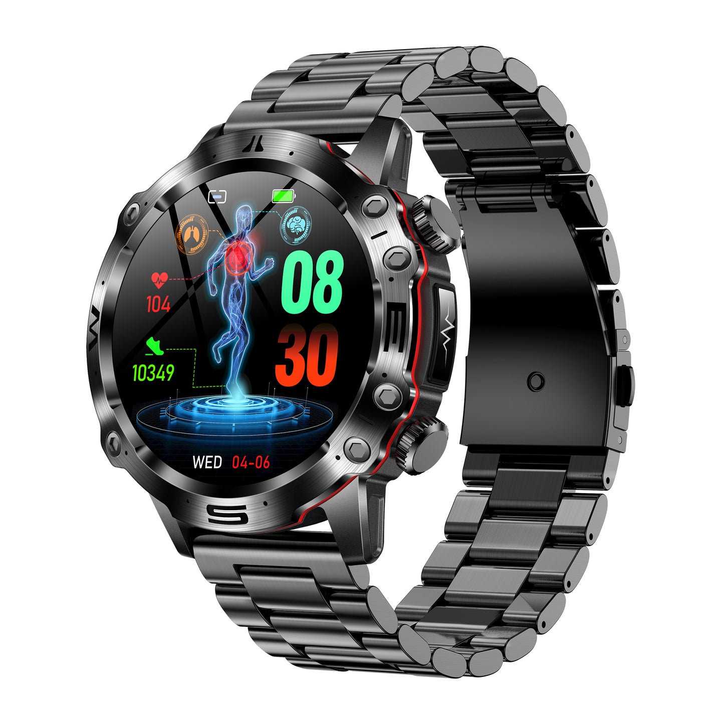 KH48 Outdoor ECG Blood Oxygen Pressure Blood Composition analysis Sporty Smart Watch