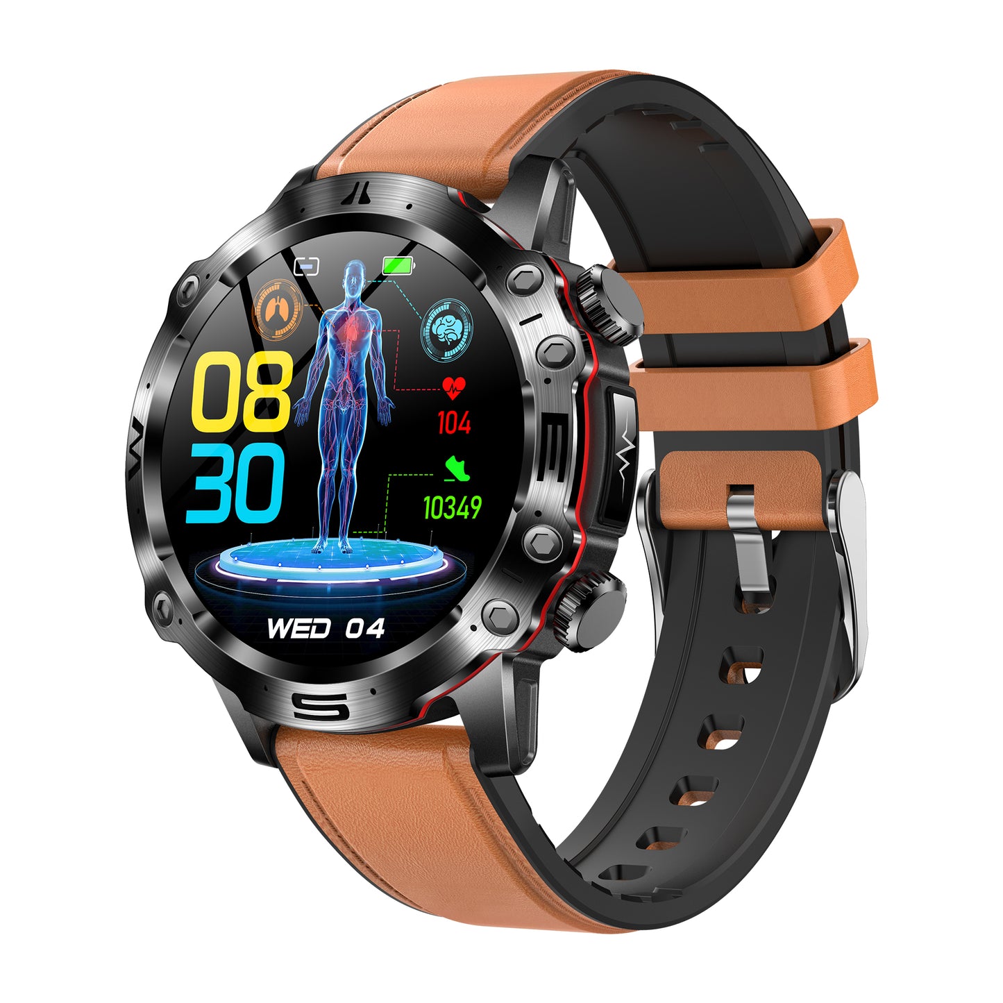 KH48 Outdoor ECG Blood Oxygen Pressure Blood Composition analysis Sporty Smart Watch
