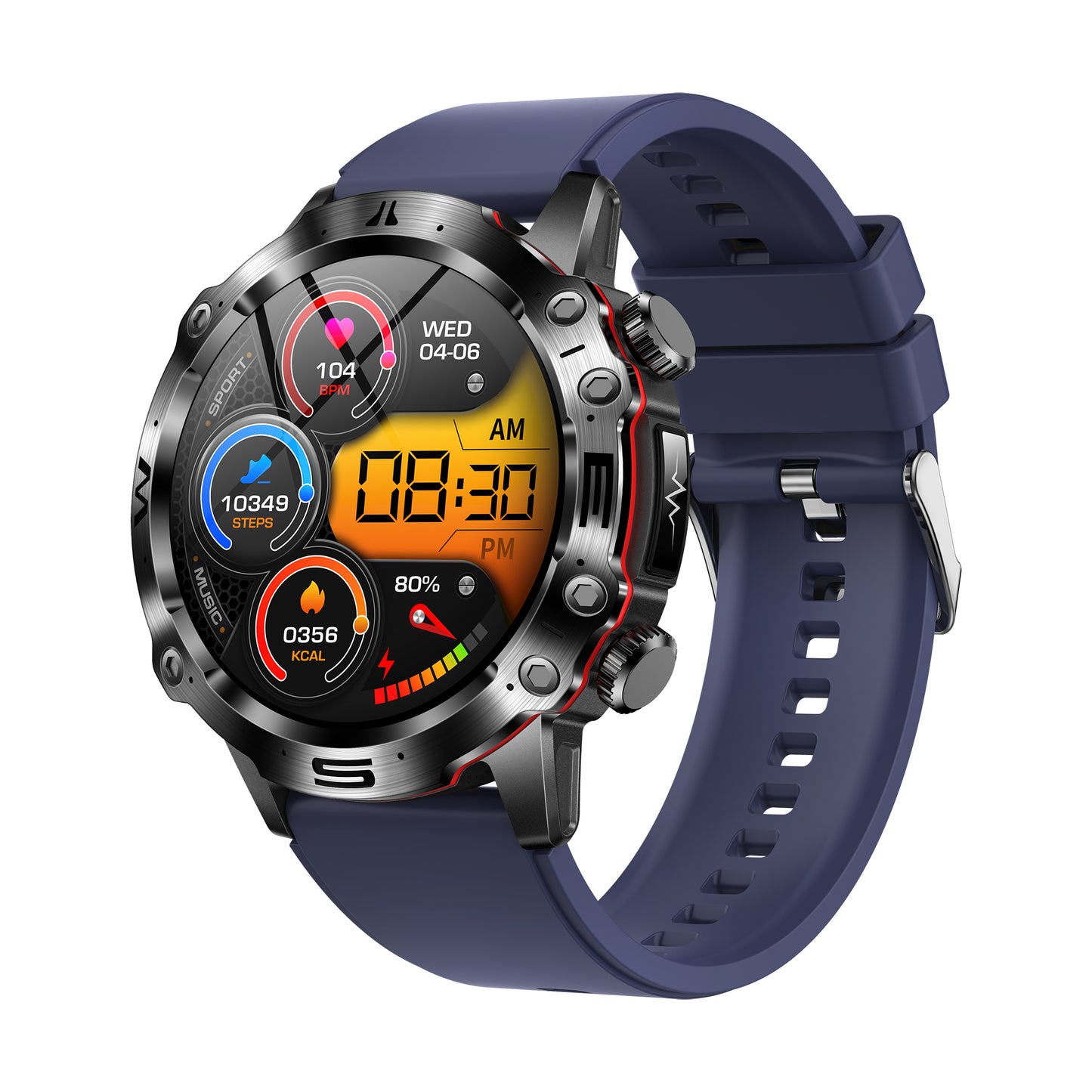 KH48 Outdoor ECG Blood Oxygen Pressure Blood Composition analysis Sporty Smart Watch