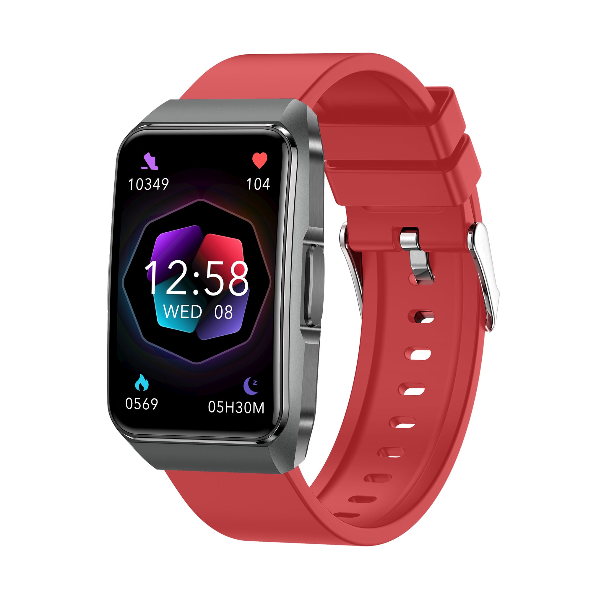 KH650 1.57" Ultra-HD Retina High-End Micro-Health Management Bracelet, ECG Heart Rate SpO2 Sleep Tracking, Emotion & Fatigue Detection, Bluetooth Calling Watch