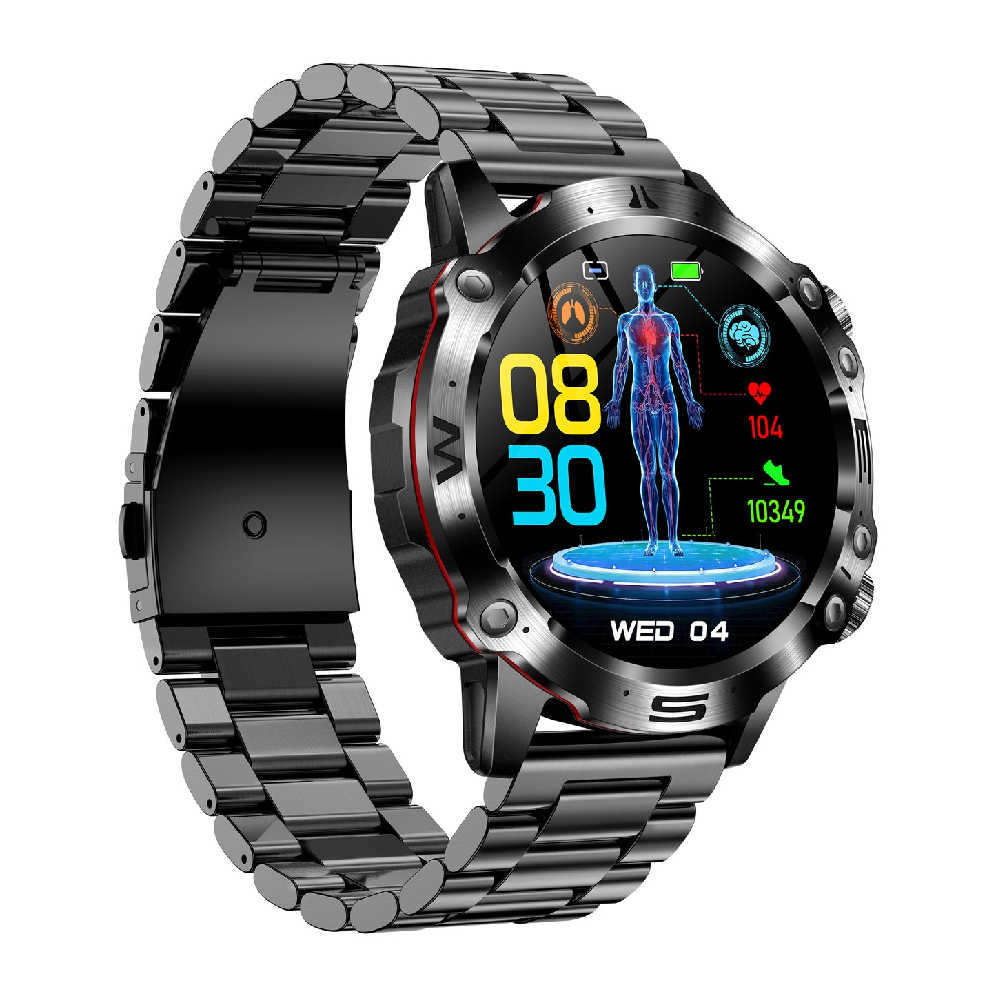 KH48 Outdoor ECG Blood Oxygen Pressure Blood Composition analysis Sporty Smart Watch