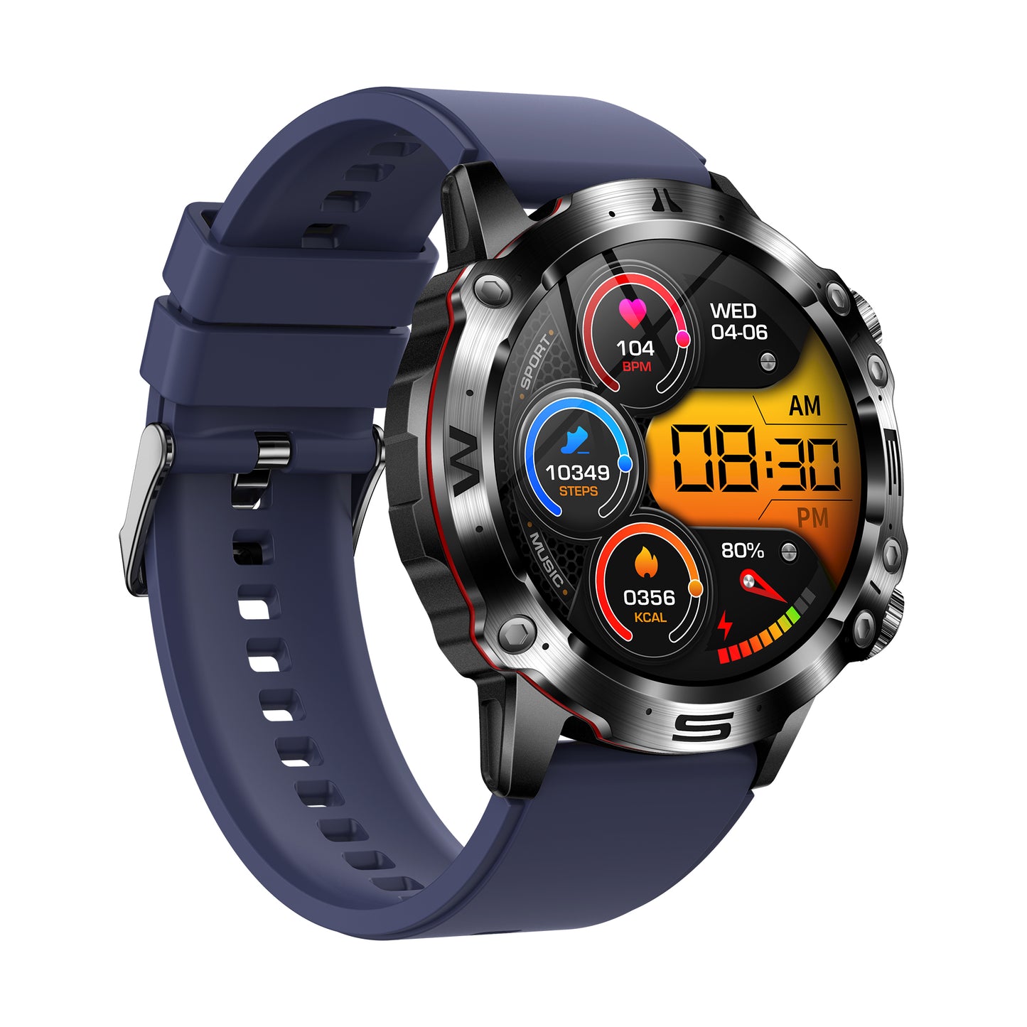 KH48 Outdoor ECG Blood Oxygen Pressure Blood Composition analysis Sporty Smart Watch