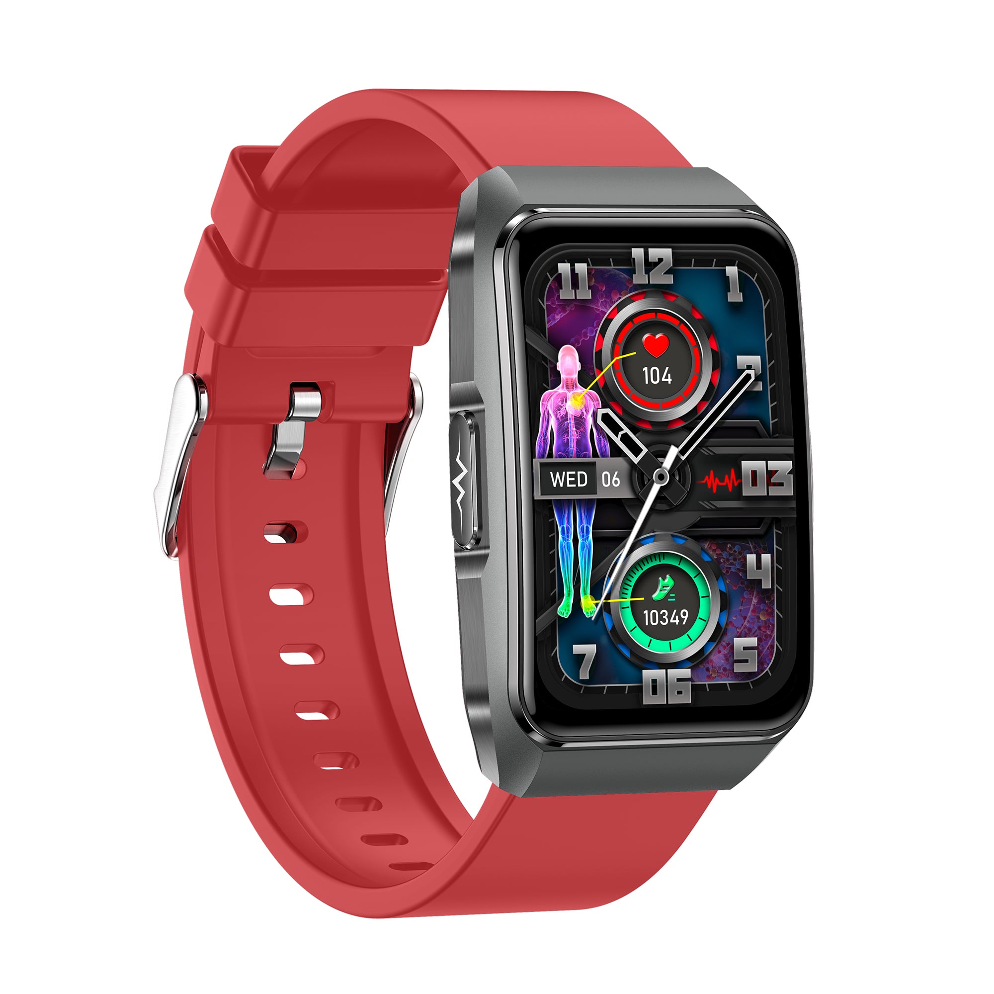 KH650 1.57" Ultra-HD Retina High-End Micro-Health Management Bracelet, ECG Heart Rate SpO2 Sleep Tracking, Emotion & Fatigue Detection, Bluetooth Calling Watch