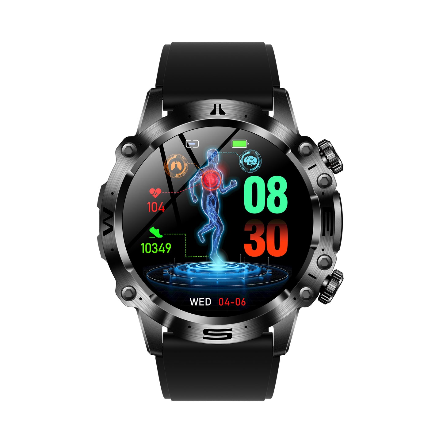 KH48 Outdoor ECG Blood Oxygen Pressure Blood Composition analysis Sporty Smart Watch