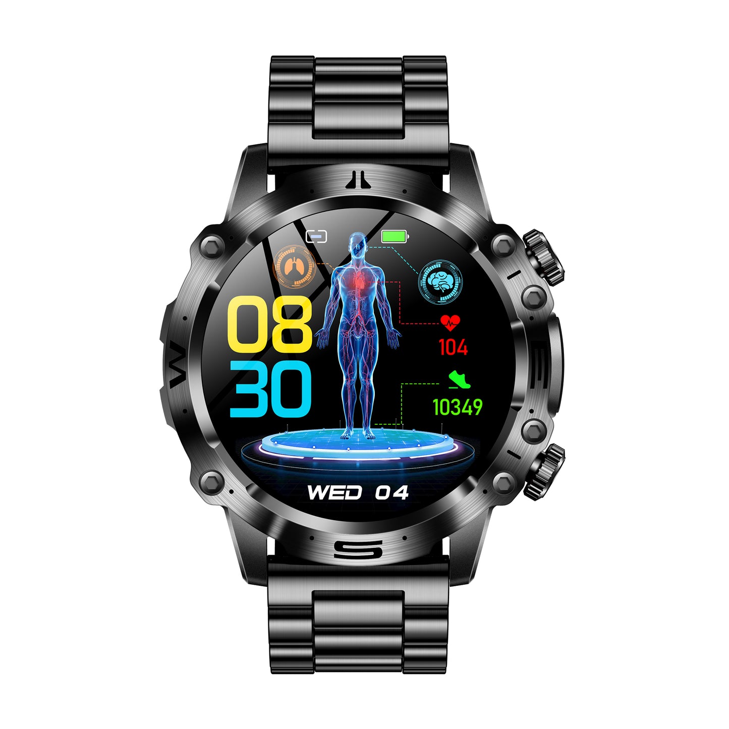 KH48 Outdoor ECG Blood Oxygen Pressure Blood Composition analysis Sporty Smart Watch