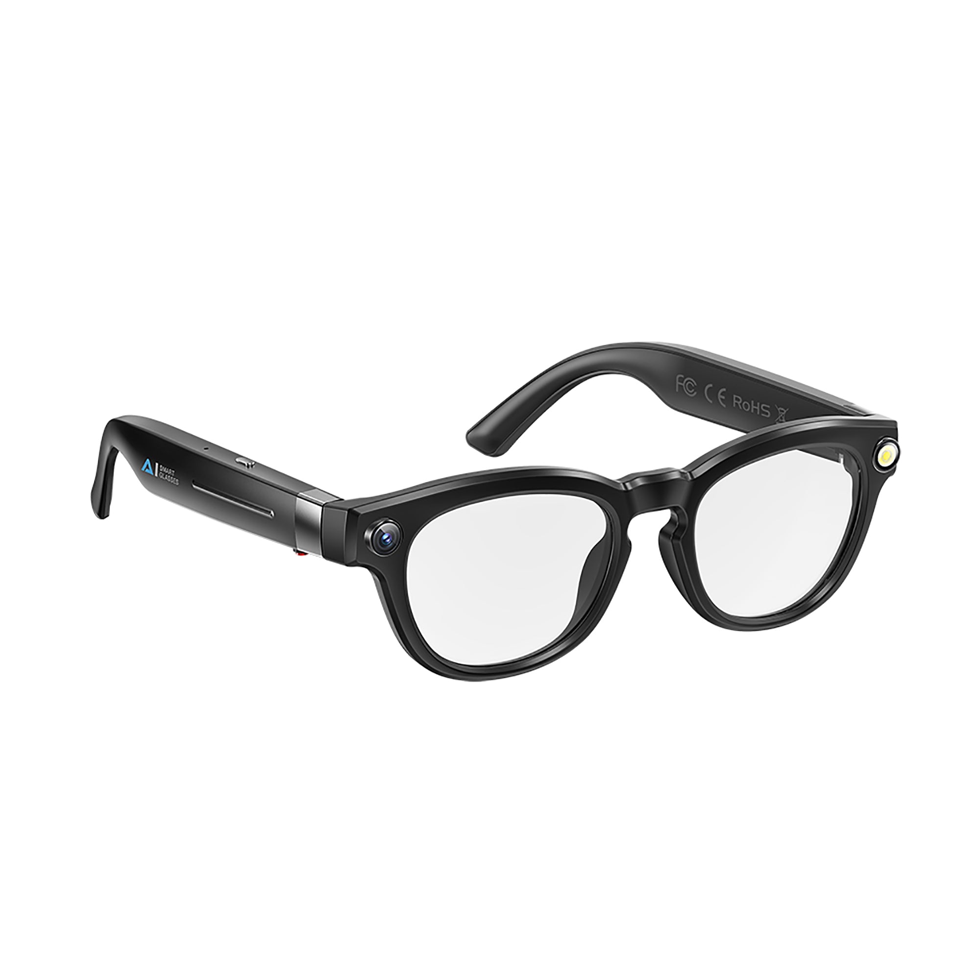 KQ08 4K HD Camera Smart Glasses, Real-time translation | Bluetooth Calls | Gesture Sliding | Music Control | AI Image Recognition & Dialogue