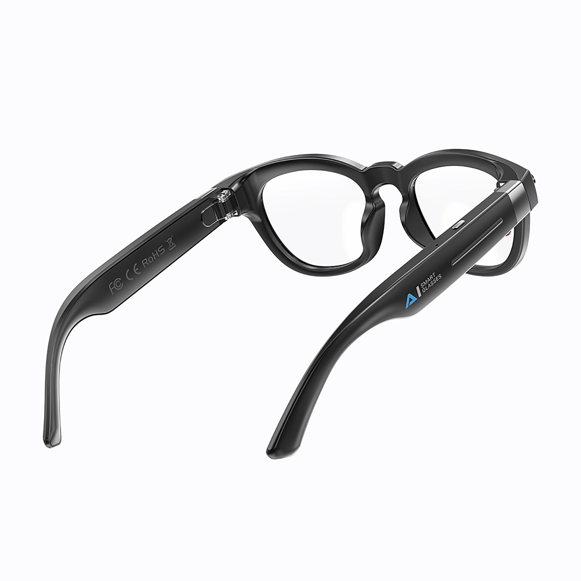 KQ08 4K HD Camera Smart Glasses, Real-time translation | Bluetooth Calls | Gesture Sliding | Music Control | AI Image Recognition & Dialogue