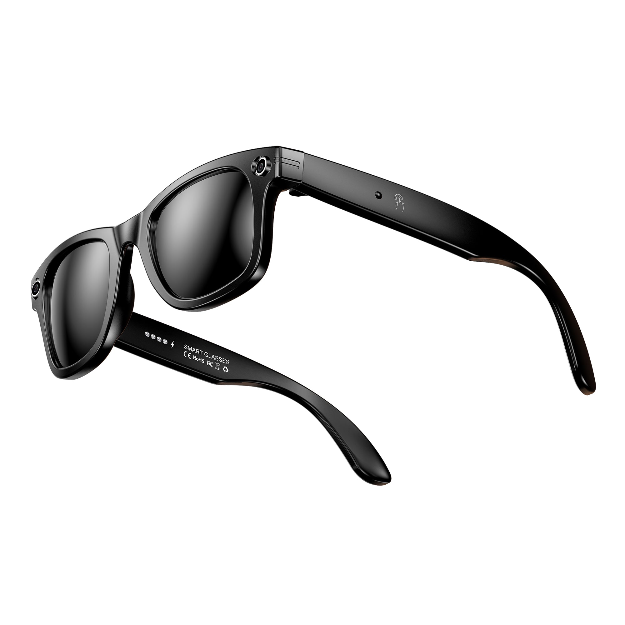 KW06 Pro HD 4K Pixel Anti-shake Camera Glasses, Translation | AI Photo Recognition | Bluetooth Call | Dual Microphone Noise Reduction