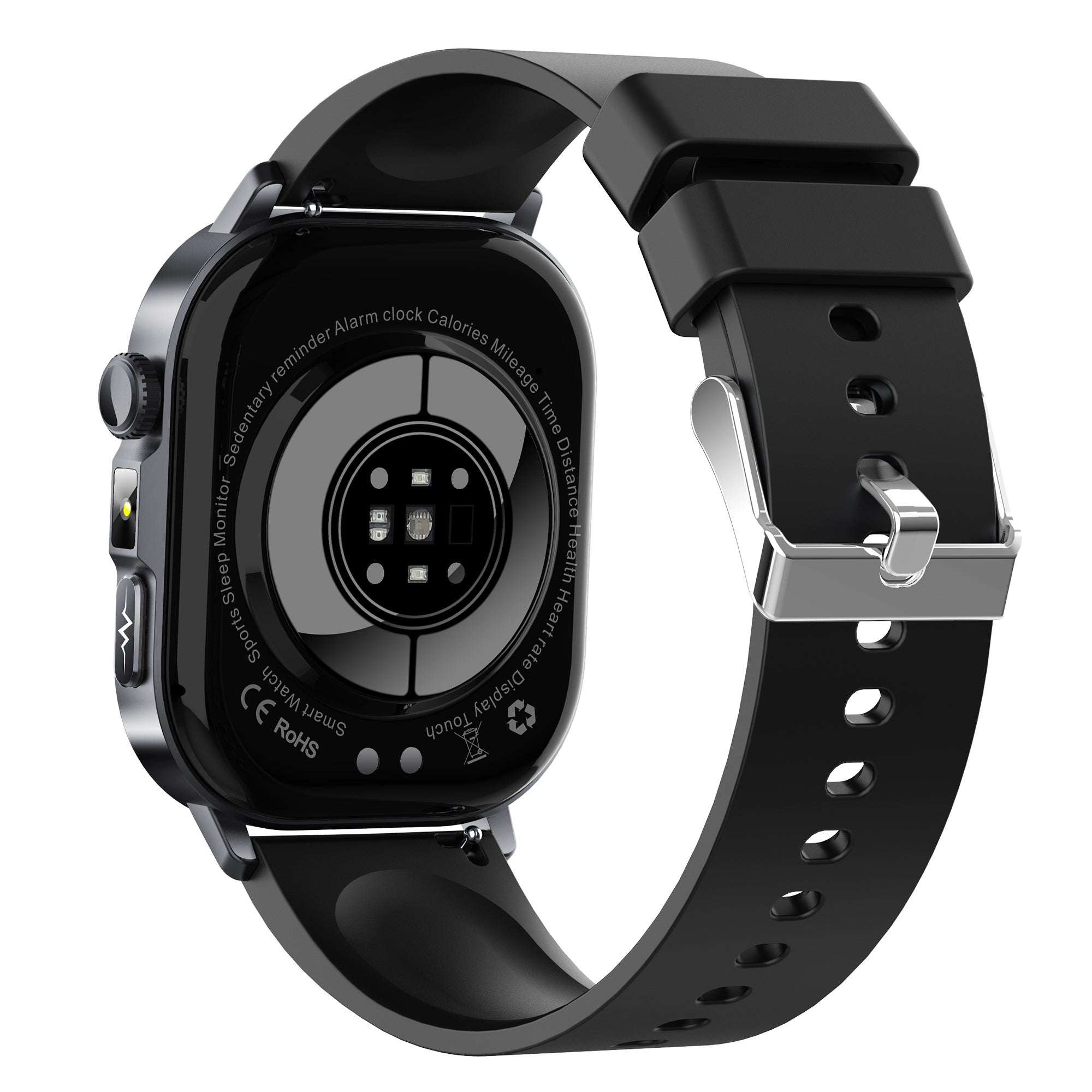 KH573 AI Q&A ECG HRV Smart Watch, AI Watch Face, Heart Rate Blood Pressure SpO2 Stress Sleep Monitoring, Blood & Composition Bluetooth Call