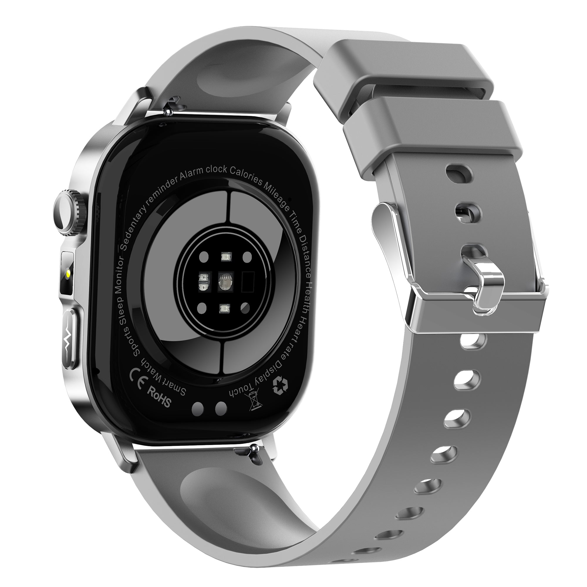 KH573 AI Q&A ECG HRV Smart Watch, AI Watch Face, Heart Rate Blood Pressure SpO2 Stress Sleep Monitoring, Blood & Composition Bluetooth Call