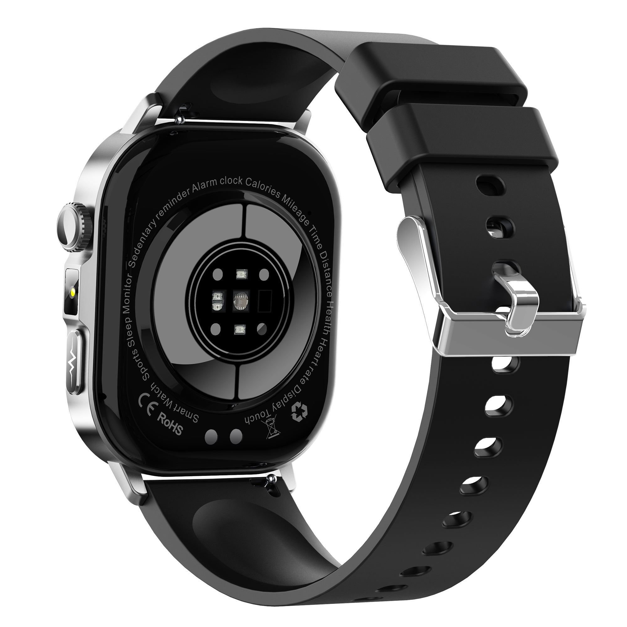KH573 AI Q&A ECG HRV Smart Watch, AI Watch Face, Heart Rate Blood Pressure SpO2 Stress Sleep Monitoring, Blood & Composition Bluetooth Call