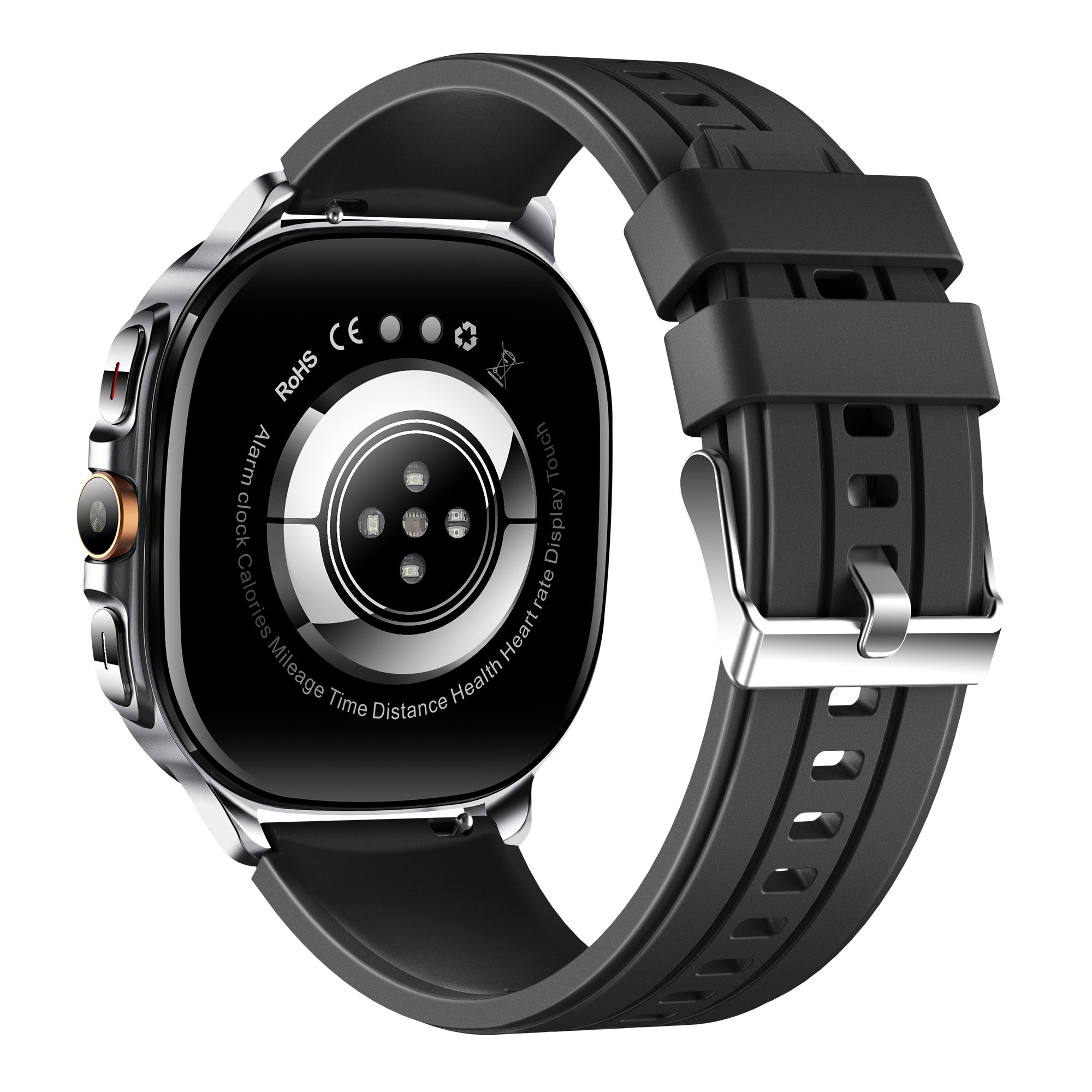 KH400 1.43" AMOLED GPS Positioning Outdoor Sports Watch, Altimeter/Barometer/Compass, Heart Rate SpO2 Blood Pressure Sleep, AI watch Face/AI Q&A/3ATM Waterproof/128 Sports Modes