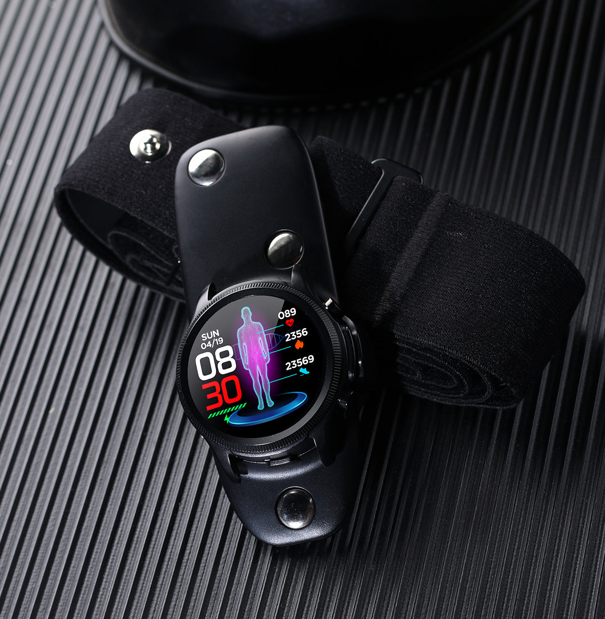 KH04 ECG PTT HRV Blood Oxygen Heart Rate Blood Pressure Sleep Round