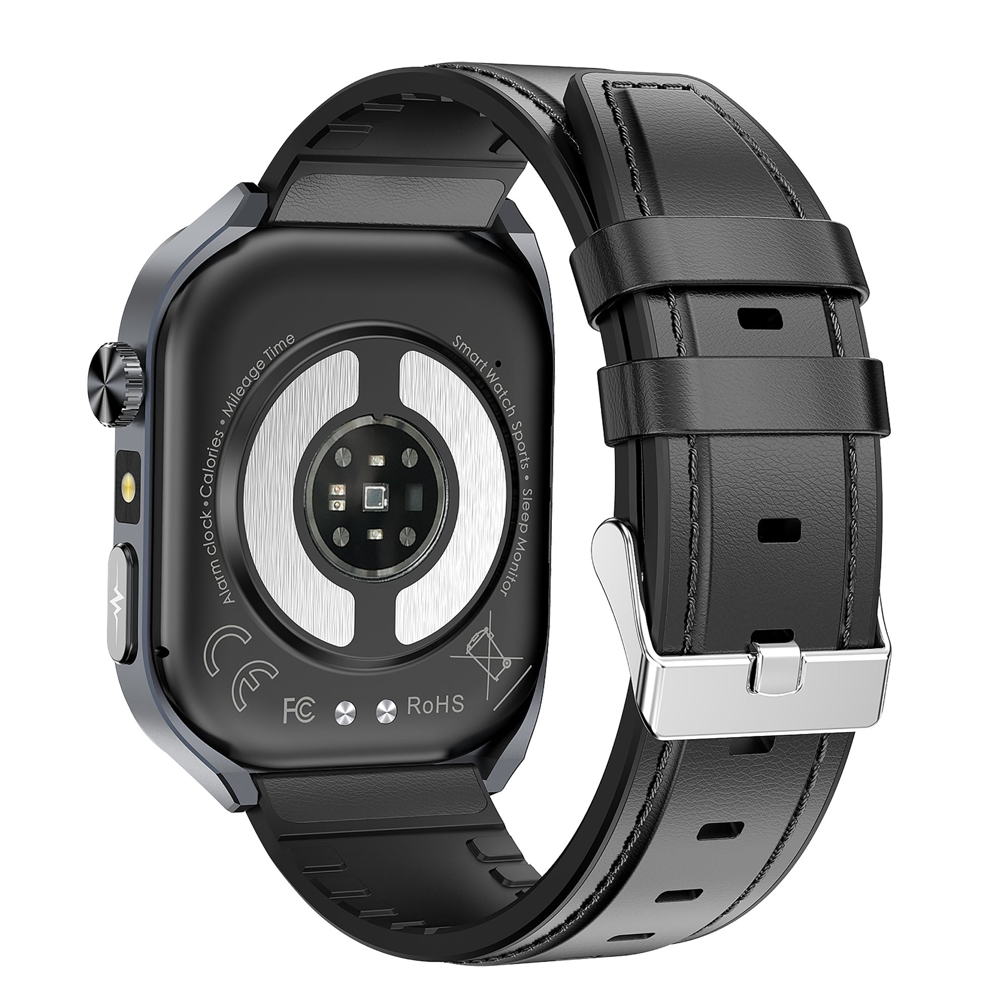 KH572 ECG + HRV Monitoring, 24/7 Heart Rate Blood Pressure SpO2 Stress Monitoring Smart Watch, Micro-physical Examination Body Composition Bluetooth Call