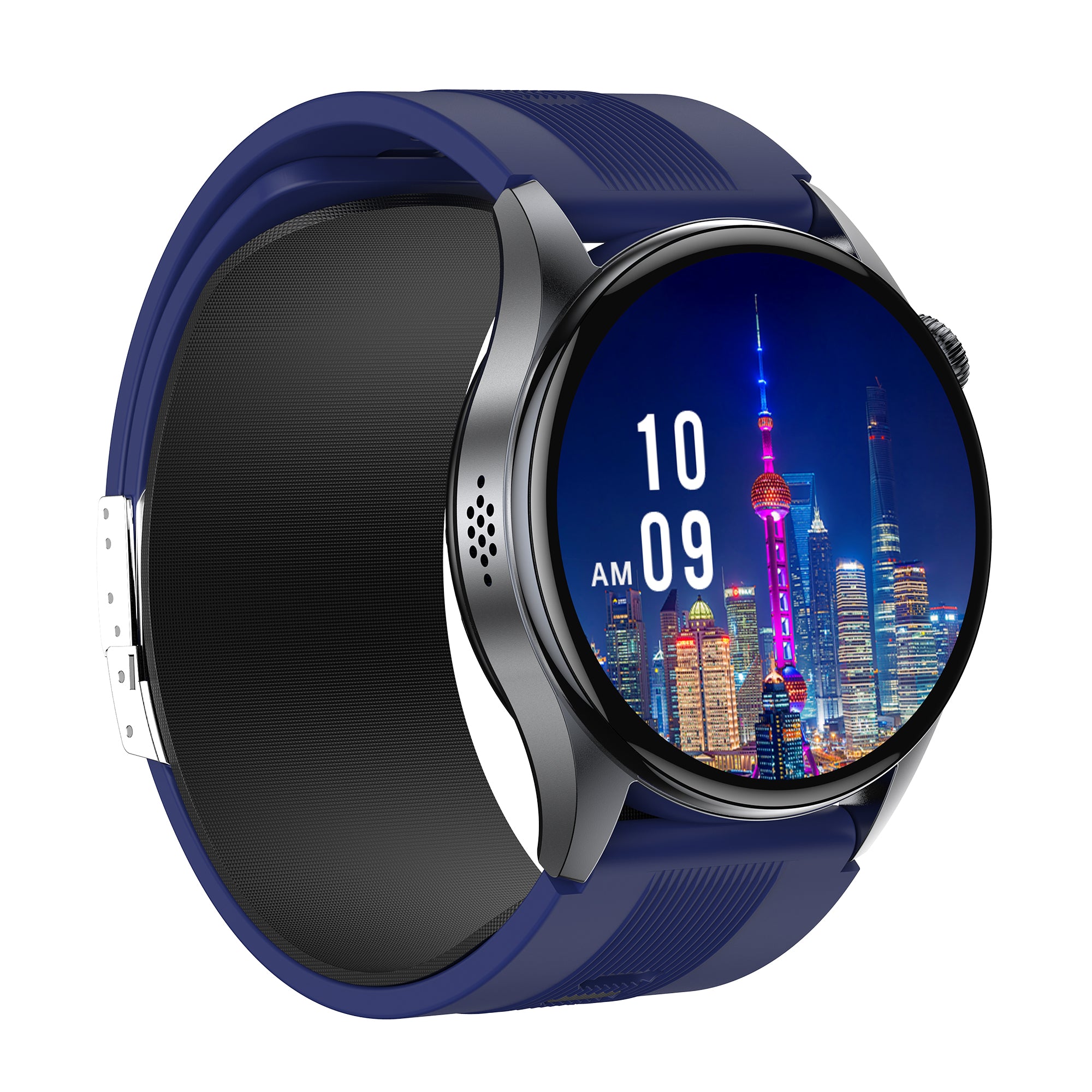 KH200 Air Pump + Airbag Blood Pressure Watch with Voice Broadcast, ECG Smart Watch Heart Rate SpO2 Sleep, EDA Skin Conductance/Emotion/Fatigue Level Testing, Blood Component Analysis, SOS Emergency Call