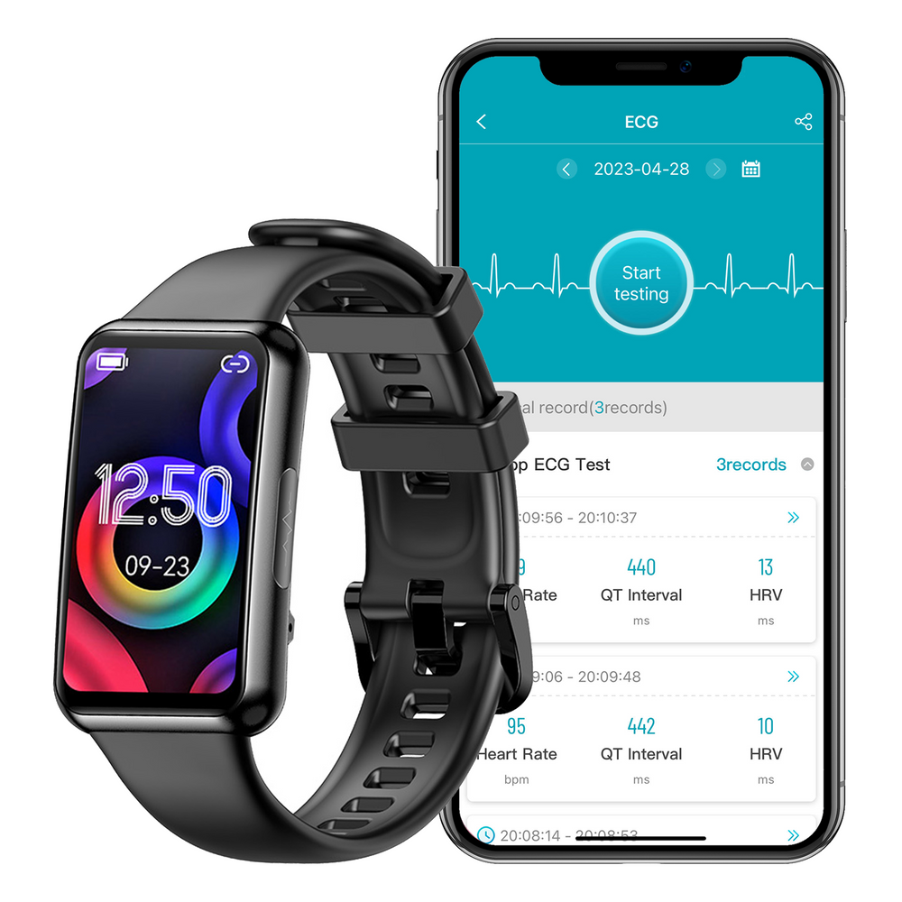 KH06 Health Fitness Activity Tracker ECG EKG Blood Glucose Blood