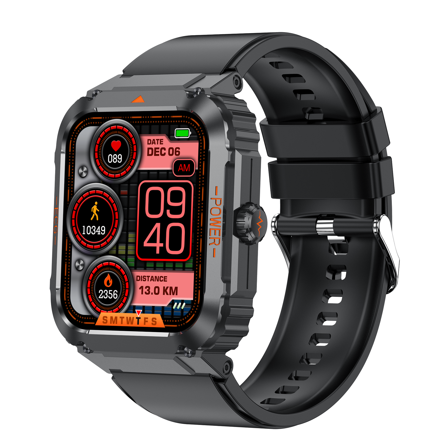 KH55 Sporty Health Watch 1.92" with ECG/EKG Blood Glucose Bluetooth ...
