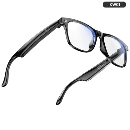 KW01 AI intelligent translation glasses, 163 languages translation| Voice notes | Remote photo taking | Music playback | IP65 waterproof