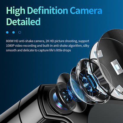 KCY1 HD 1080P Smart Camera Glasses With ChatGPT Voice Assistant, 8MP HD Camera | Real-time Translation | Bluetooth Calling | IP67 Waterproof | 270mAh Long-lasting Battery