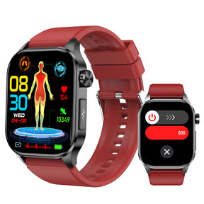 KH58 Health Management Body Composition ECG Blood Pressure Oxygen Sleep SOS Emergency Call Smart Watch