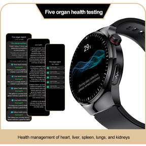 Koalarhealth KH26 One click micro examination of Five Organ Health Monitoring Blood Glucose Blood Lipids Uric Acid Blood Pressure Blood Oxygen SOS Smart Watch