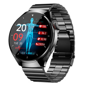 KH09 One-click Blood Pressure Blood Sugar ECG/EKG HRV Heart Rate Monitor Health Smart Watch