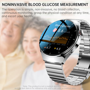 KH09 One-click Blood Pressure Blood Sugar ECG/EKG HRV Heart Rate Monitor Health Smart Watch