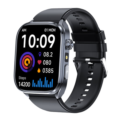 KH572 ECG + HRV Monitoring, 24/7 Heart Rate Blood Pressure SpO2 Stress Monitoring Smart Watch, Micro-physical Examination Body Composition Bluetooth Call