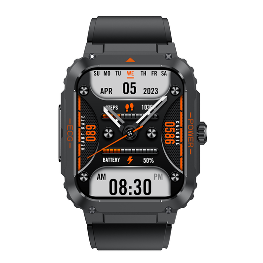 KH55 Sporty Health Watch 1.92" with ECG/EKG Bluetooth Call 100+ Sports Modes