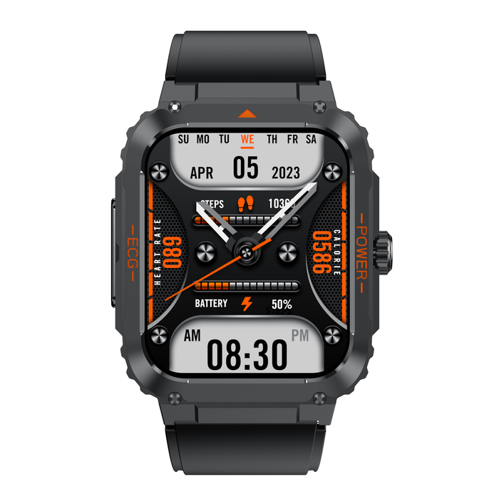 KH55 Sporty Health Watch 1.92" with ECG/EKG Blood Glucose Bluetooth ...