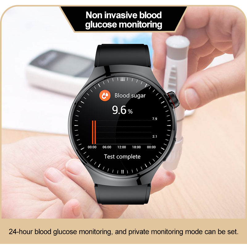 Koalarhealth KH26 One click micro examination of Five Organ Health Monitoring Blood Glucose Blood Lipids Uric Acid Blood Pressure Blood Oxygen SOS Smart Watch