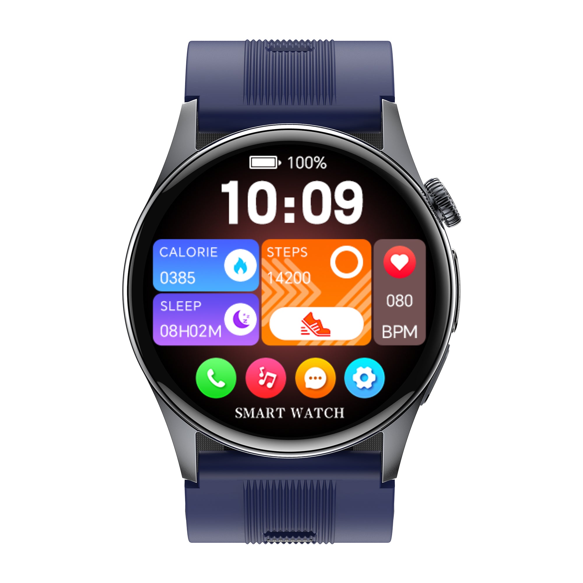 KH200 Air Pump + Airbag Blood Pressure Watch with Voice Broadcast, ECG Smart Watch Heart Rate SpO2 Sleep, EDA Skin Conductance/Emotion/Fatigue Level Testing, Blood Component Analysis, SOS Emergency Call