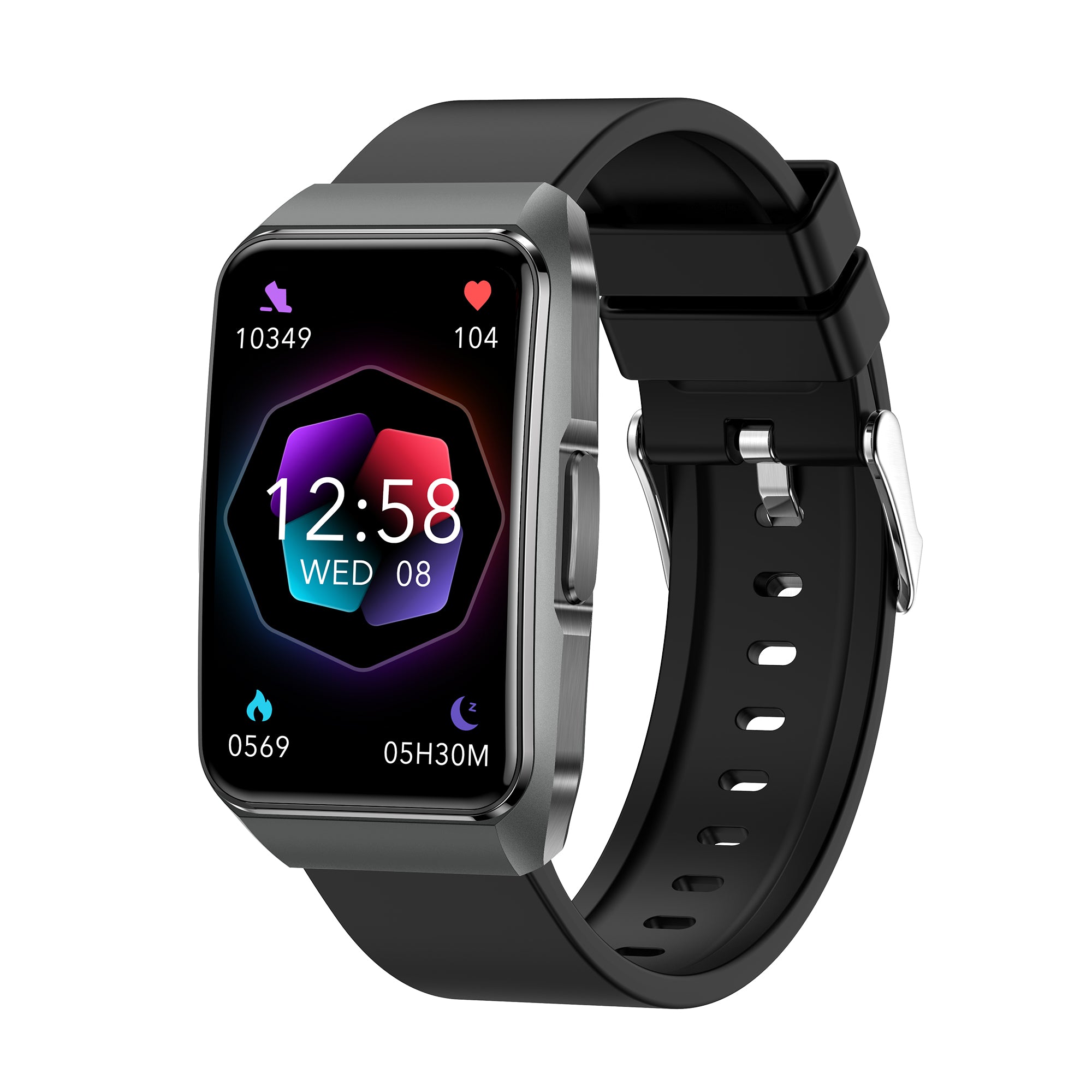 KH650 1.57" Ultra-HD Retina High-End Micro-Health Management Bracelet, ECG Heart Rate SpO2 Sleep Tracking, Emotion & Fatigue Detection, Bluetooth Calling Watch