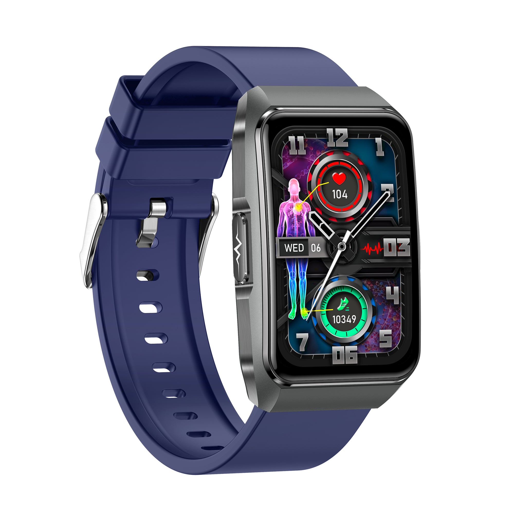 KH650 1.57" Ultra-HD Retina High-End Micro-Health Management Bracelet, ECG Heart Rate SpO2 Sleep Tracking, Emotion & Fatigue Detection, Bluetooth Calling Watch