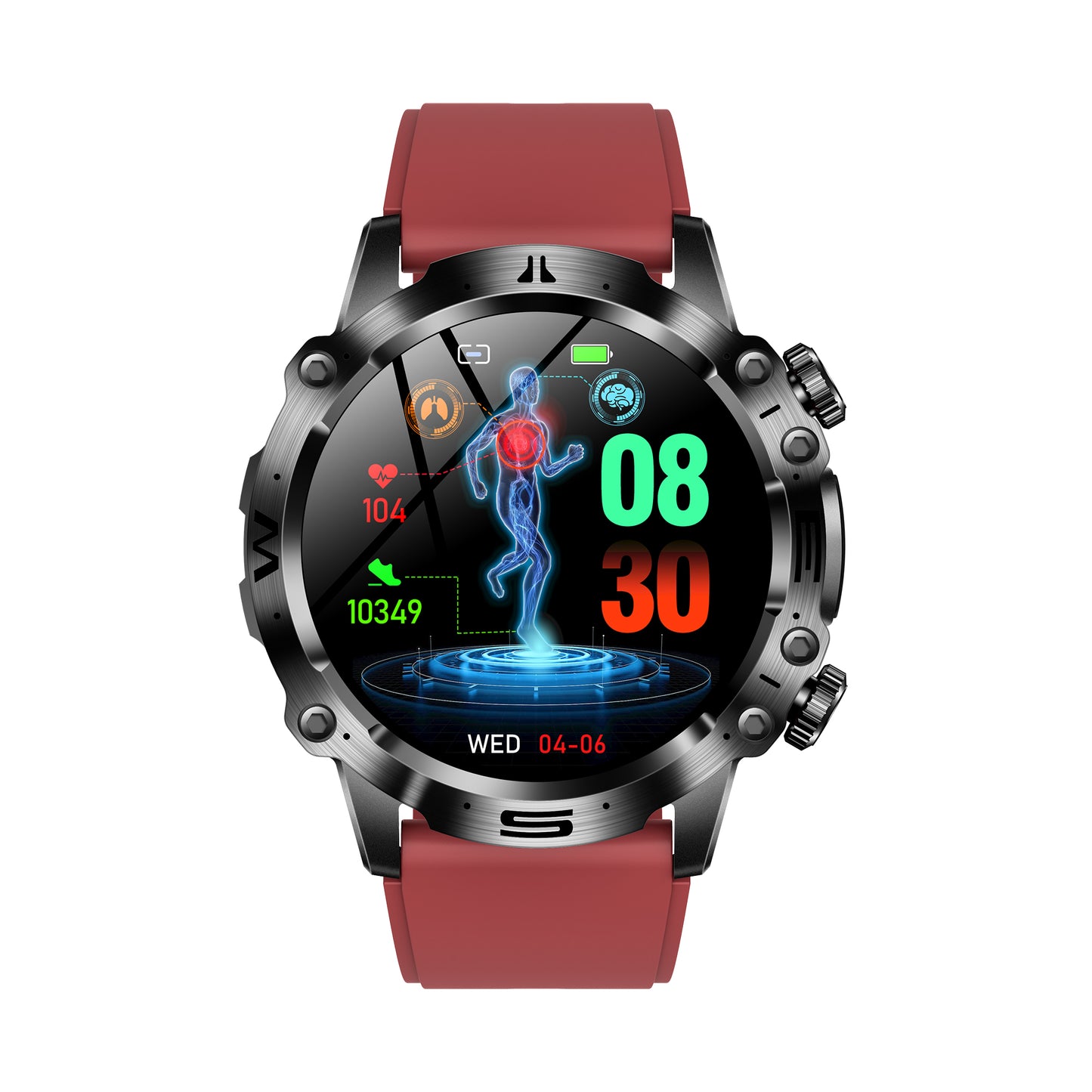 KH48 Outdoor ECG Blood Oxygen Pressure Blood Composition analysis Sporty Smart Watch