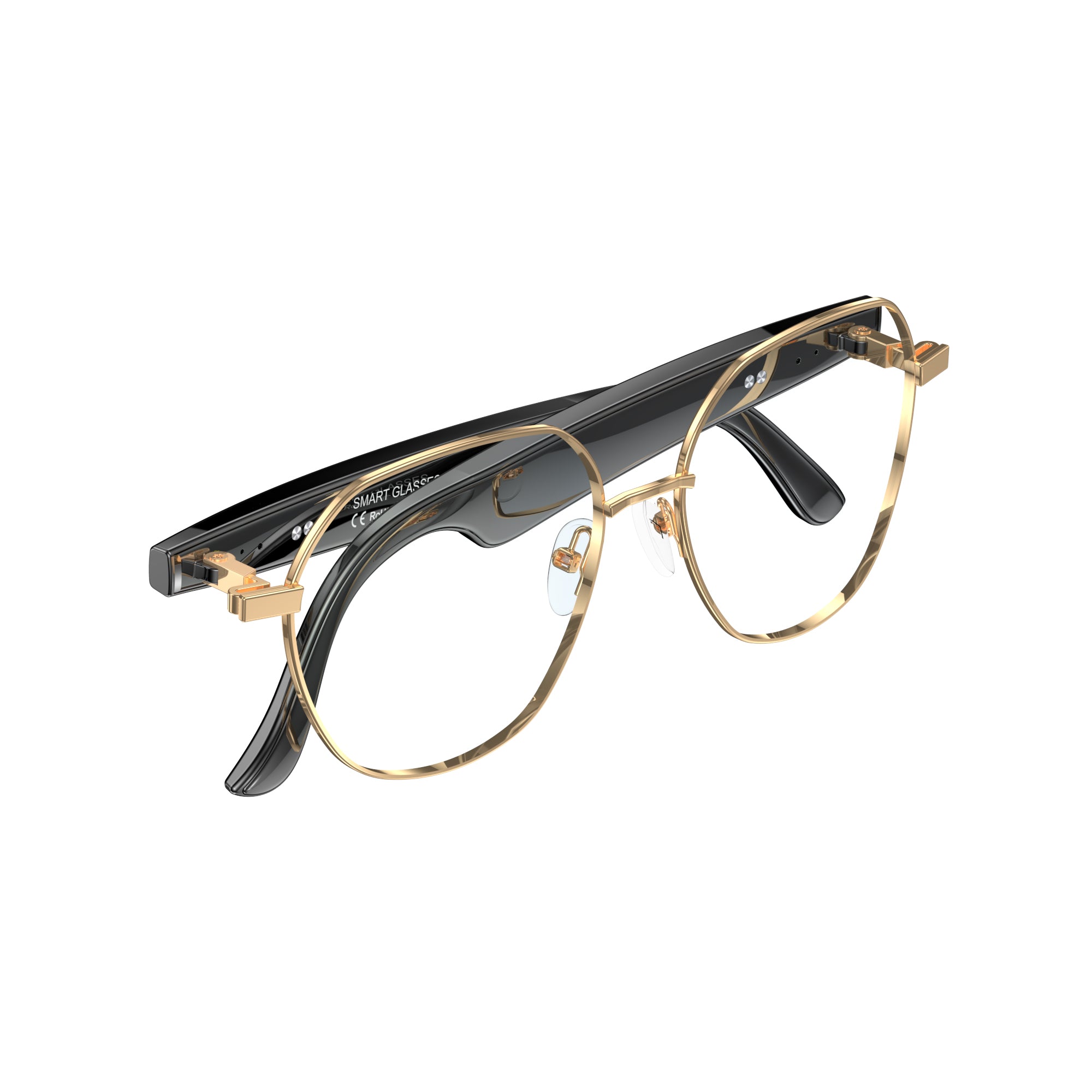 KW02 AI Audio Call Business Smart Glasses, 163 Language Translation |Voice Notes | Photo Translation